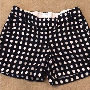 Crown and Ivy navy and white shorts